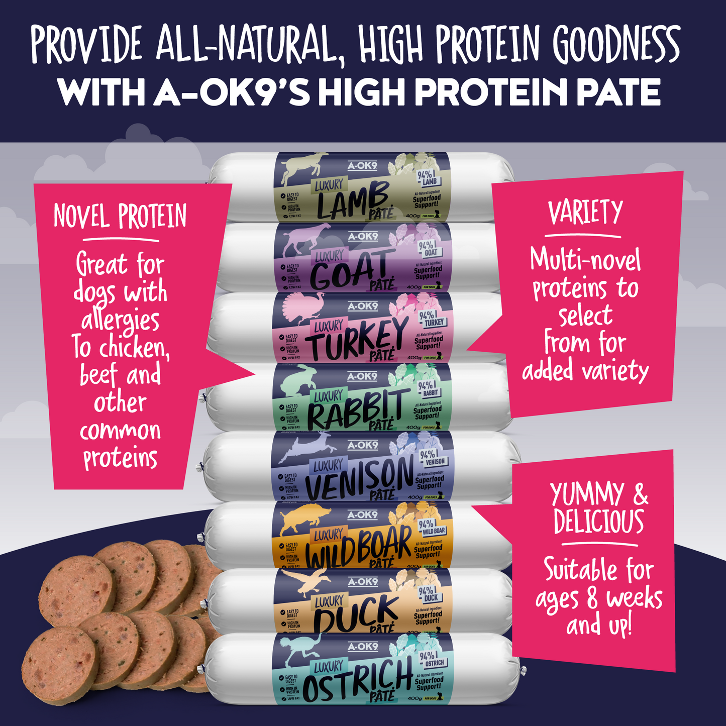 A-OK9 High-Protein Pâté (only UK)