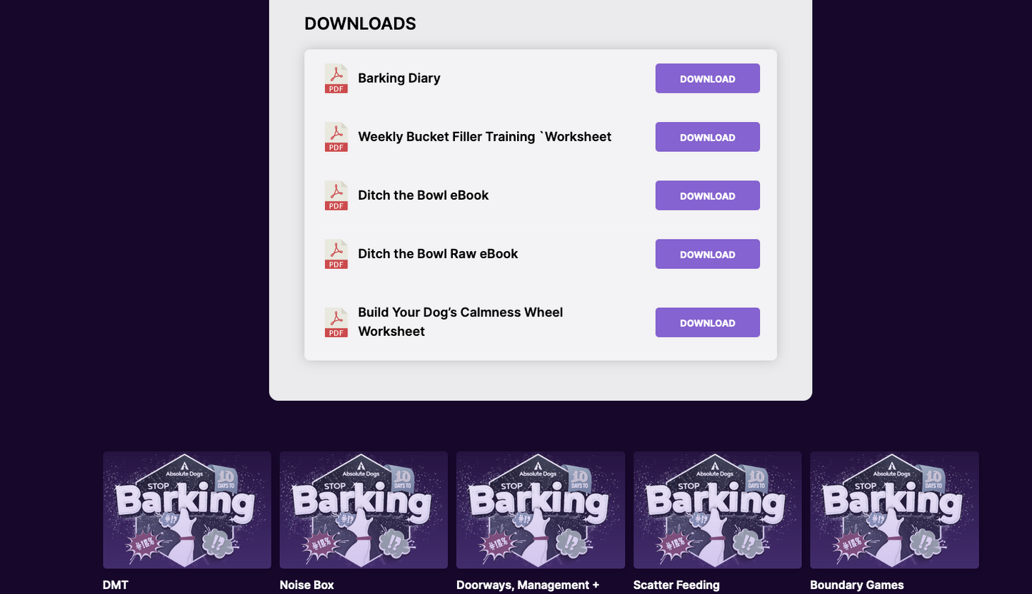 10 Days To Stop Barking!