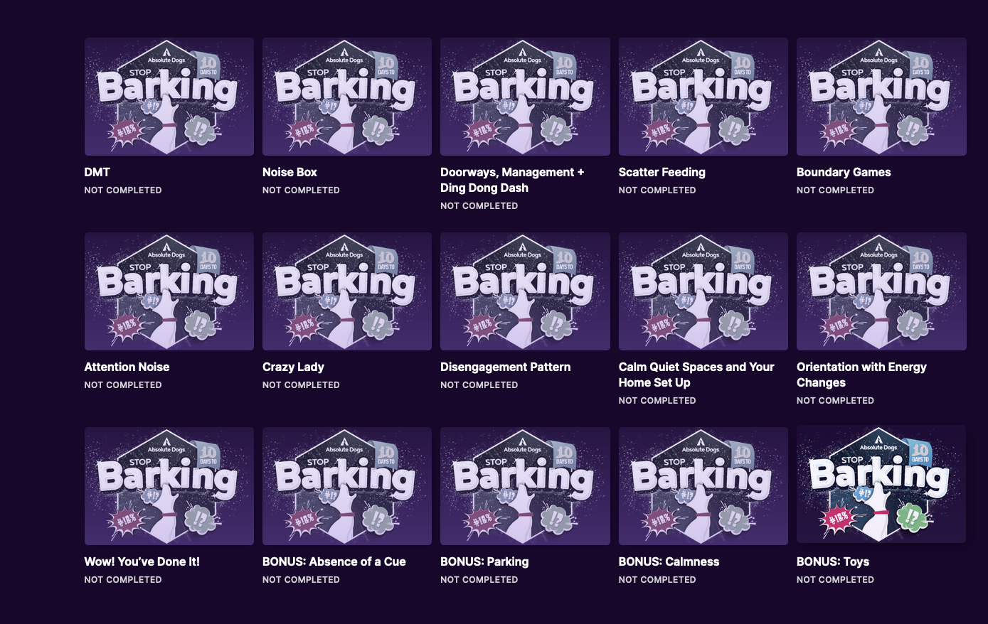 10 Days To Stop Barking!