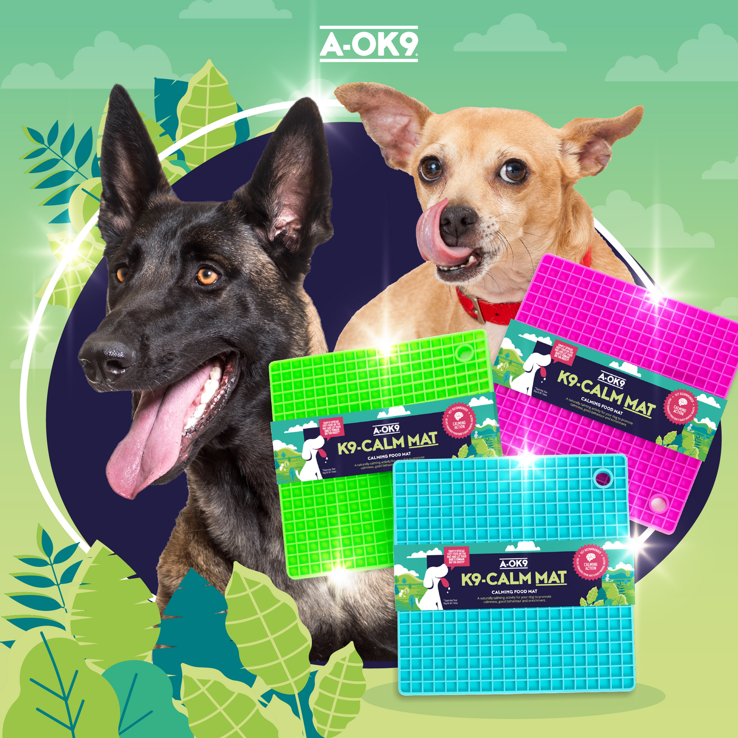 A-OK9 Calm-K9 Lickable Mat
