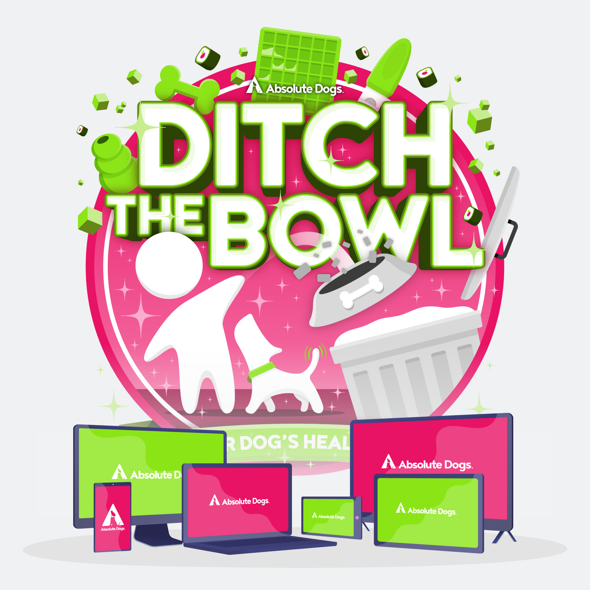 Ditch the Bowl Online Dog Training Course – Absolute Dogs