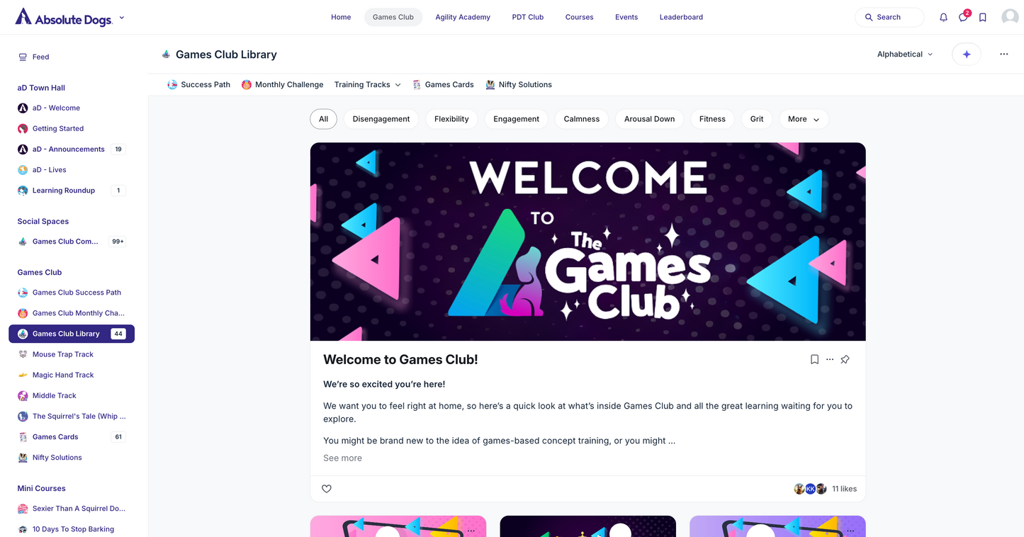 Games Club Membership